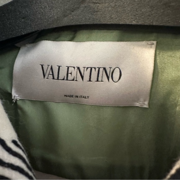 Valentino Caban Floral Wool Blend Blazer Jacket Coat BRAND NEW reg $3980 size 42 - Picture 4 of 12